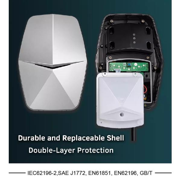 EVCOME Fast Ev Level 2 Home Charger OCCP 1.6 1 SAE J1772 Type 2 IEC62196-2 7KW 11KW 22KW