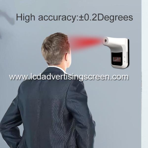 Quality 0.5s Response Time Contactless Face Recognition Infrared Thermometer for sale