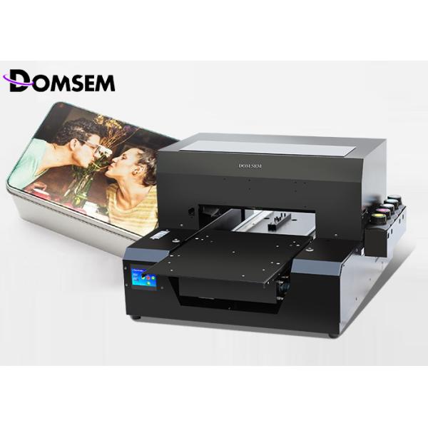 Desktop A3 Size Uv Flatbed Printer 6 Colors Small Size With Two Year Warranty
