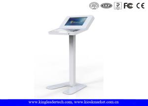 China Customized Simple Information Kiosk Touch Screen With Rugged Metal Keyboard on sale