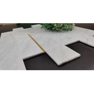 300x300mm Metal Natural Stone Mosaic Tile 4mm Thickness