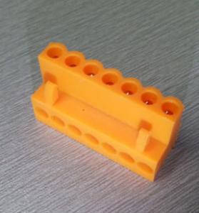 Wholesale RD HT3.96K 3.96 pitch 2P-12P orange color 300V 10A plug in terminal block female type from china suppliers