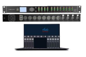 Wholesale 2 In 6 Out 4 In 8 Out Dante DSP Processor Digital Loudspeaker Management Processor from china suppliers
