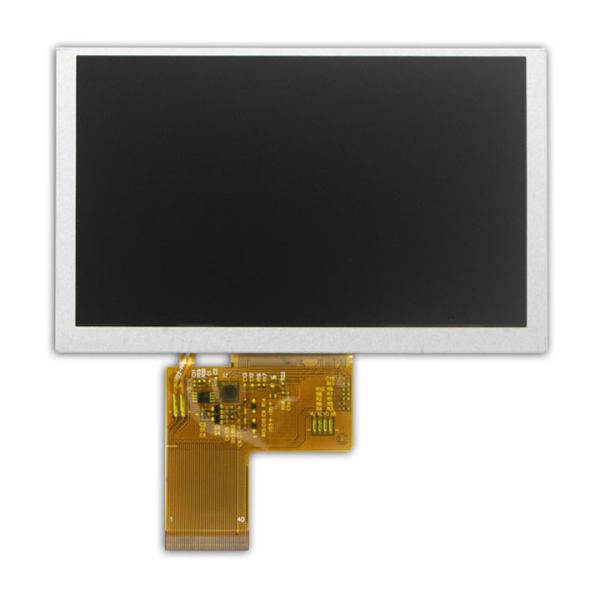 5.0 Inch LVDS LCD Module 1000 Cd/M2 Industrial Touch Display 800x480