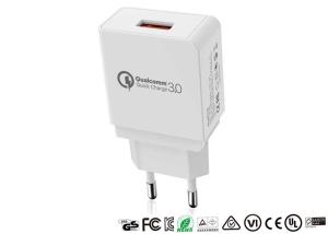 China Quick Charge USB Charger 3.0 Fast Charger QC3.0 18W Wall USB Adapter on sale