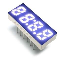 Quality 4 Digit Electronic Digital Display Board , 0.25 Inch 7 Segment Led Display For Timer for sale