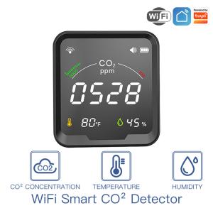 Wifi Smart Co2 Detector 3 In 1 With Oled Display