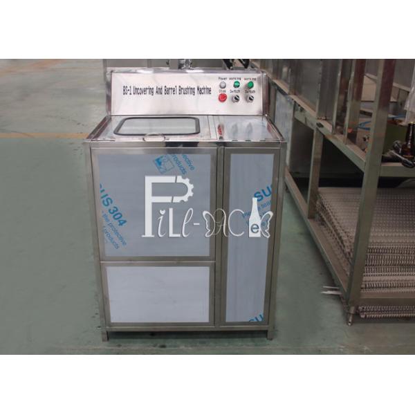 200BPH 5 Gallon Filling Machine With De-Capper Washer