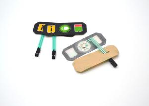 Wholesale PET Material Single Button Membrane Switch , One Button Membrane Keypad from china suppliers