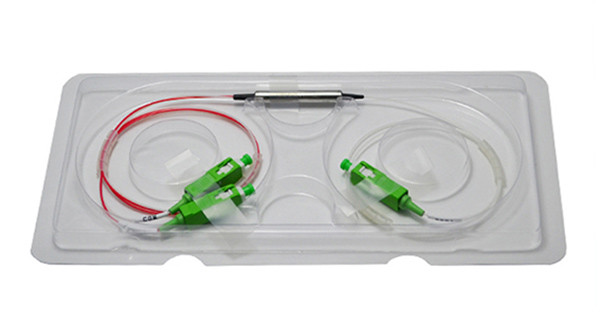 FTTX Steel Tube Wdm In Optical Communication 1x2 SC / APC Telcordia GR-1209