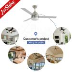 Switch Type Wall Control LED Ceiling Fan with Remote Control and Dimmable Light