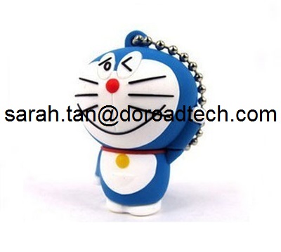 Hot Sell Gift Customized PVC Cartoon USB Pen Drive, Grade A Chip USB Flash Drives