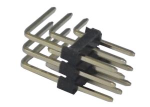 China Right Angle Pin Header Connector 2.54 Mm on sale