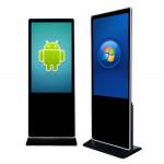 43" inch floor standing touchscreen display with Android Linux Win10/11 OS all