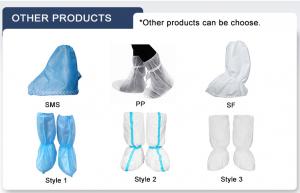 China Cheap High Quality Plastic Shoe cover Elastic Shoe covers Waterproof Blue Transparent Black PE shoe cover on sale