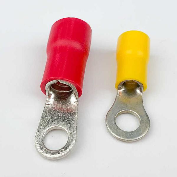Quality RV Type Cold Pressed Pre Insulated Terminal Block Cable Crimp Connectors O-Shaped for sale