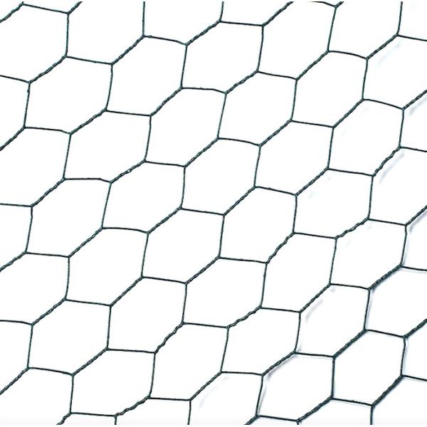 16 Gauge Poultry Galvanised Hexagonal Wire Netting 1.5 inch Green 3 ft X 50 ft