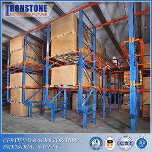 Wholesale Convenient And Simple Warehouse FIFO High Density Drive In Pallet Racking System from china suppliers