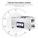 Skymen 500w 200ml Digital Ultrasonic Cleaner Heating and Degassing Function