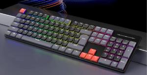 Wholesale Ergonomic Mechanical Keyboard With TYPE-C Full Keys Anti-ghost And Enhanced Two-Color Injection Molded Floating Keycaps from china suppliers