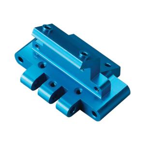 Custom CNC Machining anodized blue Aluminum parts