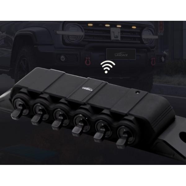 Universal Car Aluminum Alloy 6 Gang On-Off Control Switch Panel for Wide Application