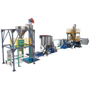 Wholesale 1000kg/h PLA PBAT Starch Filled Bio Plastic Compounding Line from china suppliers