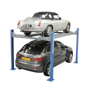China Two Level Four Post Auto Lift Motor Drive Car Parking Equipment on sale