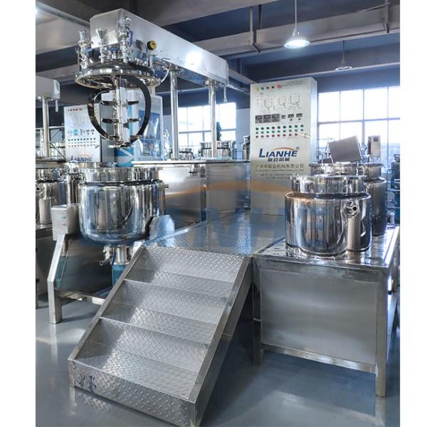 Quality Hydraulic 0.2 Mpa Toothpaste Making Machine PLC Control Stable for sale