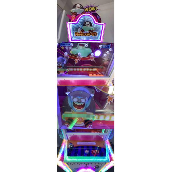 Rescue ET Amusement Skill Win Bonus Arcade Prize Ticket Redemptin Game Machine