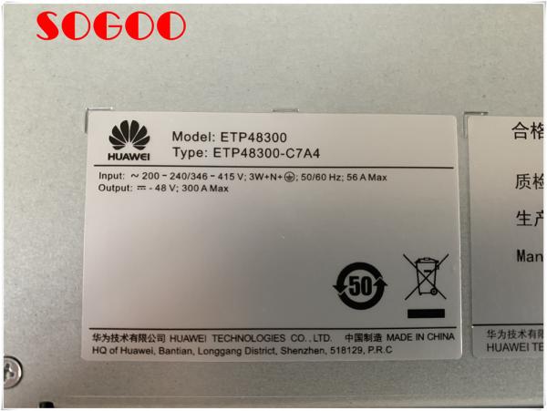 Quality Huawei ETP48300-C7A4 Embedded Communication DC Switching Power Supply 48V/300A System Subrack 7U for sale