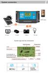 12v 24v 10A 20A 30A 40A 50A 60A LCD PWM Solar Controller Solar Charger Solar