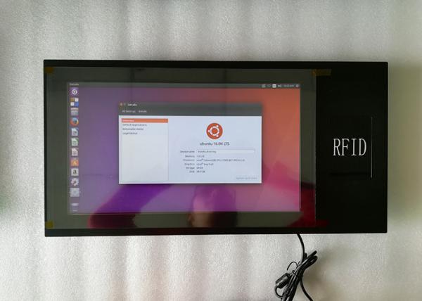 3G Module Embedded Touch Panel PC 15.6 Inch Ubuntu OS Touchscreen With RFID