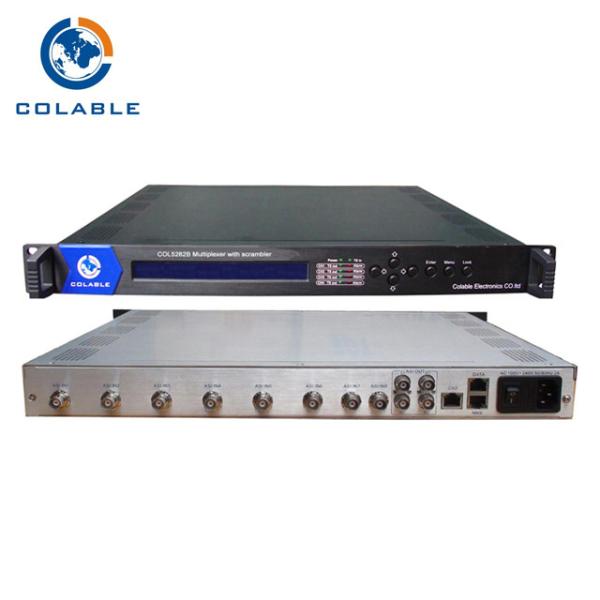 8 Channel ASI To IP Output IP Video Multiplexer DVB Headend TS Multiplexer
