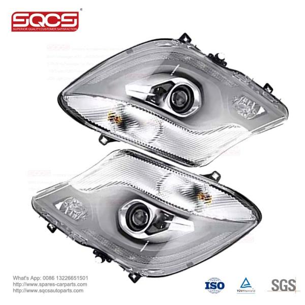 SPRINTER 3 Car Head Lamp Modified LED Head Lights for Mercedes-Benz W906 2006-2013 OE 9068202361 9068205600 Year 2006-