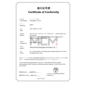 Shenzhen Longhehui Electronic Co., Limited Certifications
