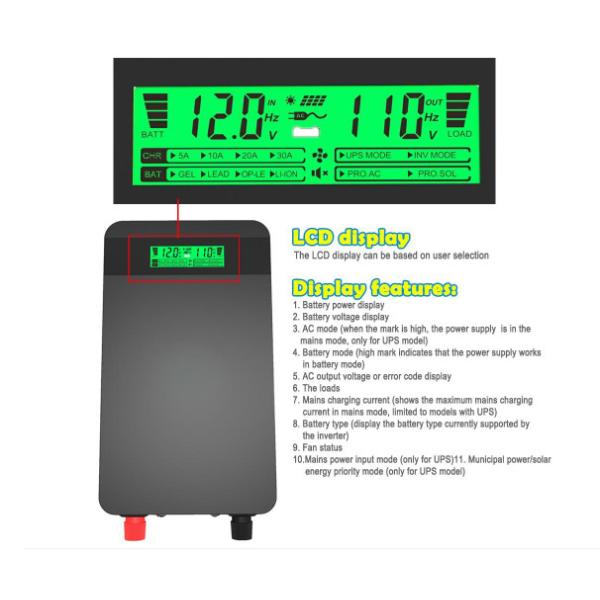 Home Solar System PIV 500W Car Power Inverter 50-60Hz