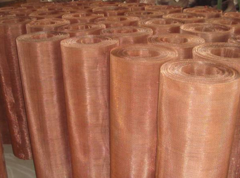 180 200 250 100 % Pure Copper Woven Wire Mesh Ultra Thin