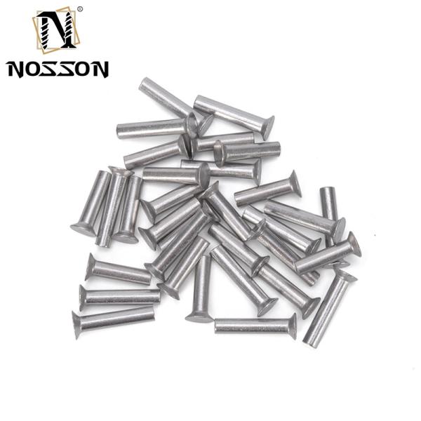 GB Standard Solid Rivet with Bright Finish Uncoated and Aluminum Countersunk Head in Durable 304 Stainless Steel