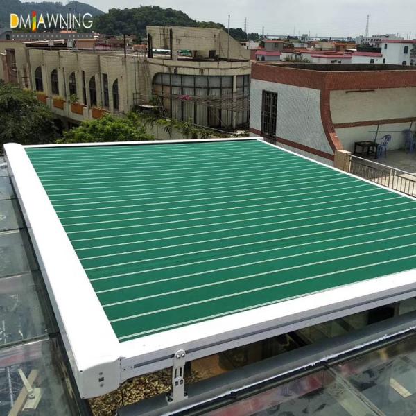 Skylight Motorised Retractable Awnings Aluminum Conservatory Canopy Awning