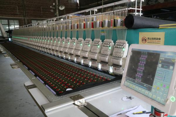 Quality High Performance Flat Computerized Embroidery Machine For Beddings for sale