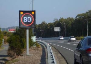 China Traffic Fixed LED Speed Limit Signs Optical Performance Conforms To European Standard on sale