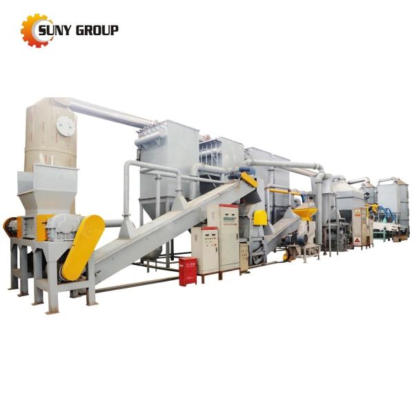 Quality Small Waste Computer Battery Recycling Machine with PLC PC Touch Screen Control System for sale