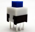 6P DIP 7x7 Self Locking Push Button Switch RoHS Compliant