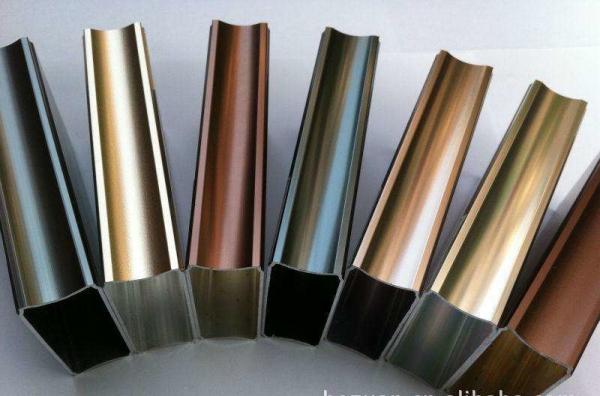 Quality Colourful Powder Coated Aluminium Profile Extrusion Weather Resistance for sale