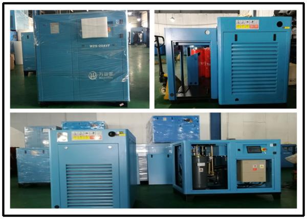 Quality 90KW Small Variable Speed Screw Compressor With PM Motor High Efficiency ISO9001 CE for sale