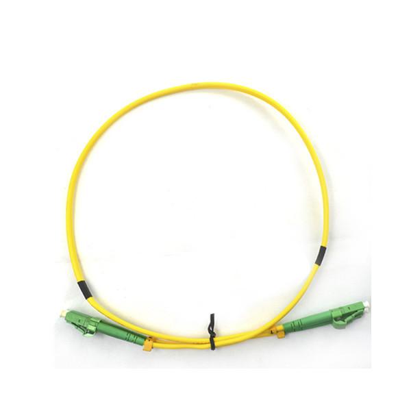 Quality Cusomized Color Simplex Patch Cord , 2.0mm LSZH E2000 APC Patch Cord for sale