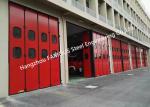 Aluminum Seal Accordion Doors Multi Panels Hinged Industrial Garage Doors