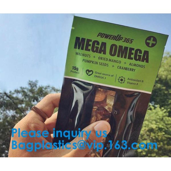 3kg/5kg Stand Up Flat Bottom/Box Bottom Zipper Whey Protein Powder Pouch Bag For Packaging Nutrition Powder