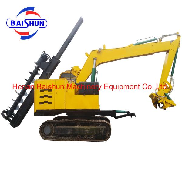 Quality BS-850 Pole Digging Machine Auger Engineering Drilling Machine for sale